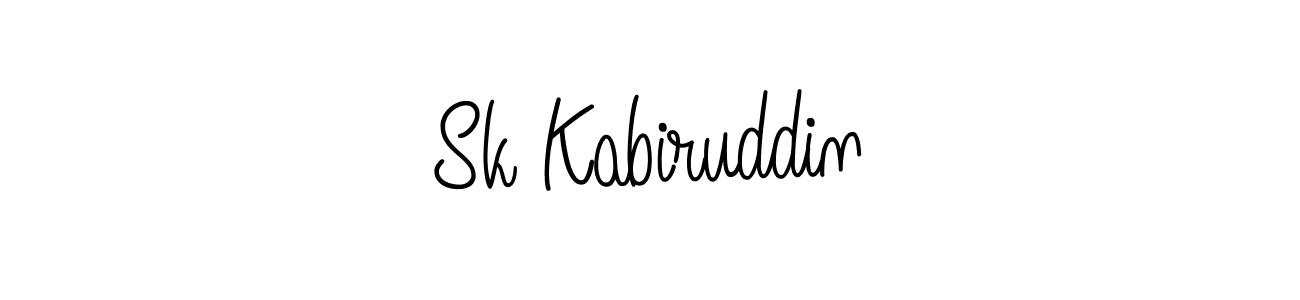 Sk Kabiruddin stylish signature style. Best Handwritten Sign (Angelique-Rose-font-FFP) for my name. Handwritten Signature Collection Ideas for my name Sk Kabiruddin. Sk Kabiruddin signature style 5 images and pictures png