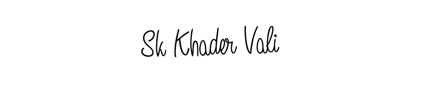 Once you've used our free online signature maker to create your best signature Angelique-Rose-font-FFP style, it's time to enjoy all of the benefits that Sk Khader Vali name signing documents. Sk Khader Vali signature style 5 images and pictures png