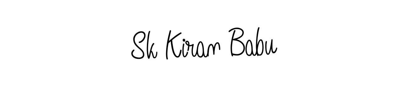 How to Draw Sk Kiran Babu signature style? Angelique-Rose-font-FFP is a latest design signature styles for name Sk Kiran Babu. Sk Kiran Babu signature style 5 images and pictures png