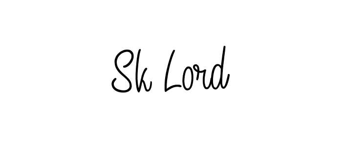 Create a beautiful signature design for name Sk Lord. With this signature (Angelique-Rose-font-FFP) fonts, you can make a handwritten signature for free. Sk Lord signature style 5 images and pictures png