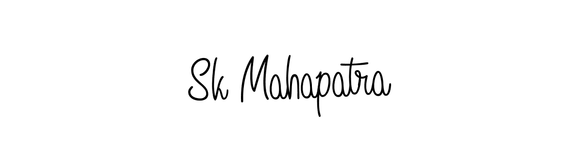 How to make Sk Mahapatra name signature. Use Angelique-Rose-font-FFP style for creating short signs online. This is the latest handwritten sign. Sk Mahapatra signature style 5 images and pictures png