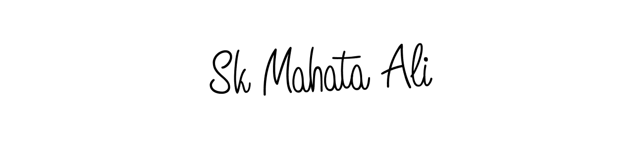 How to make Sk Mahata Ali signature? Angelique-Rose-font-FFP is a professional autograph style. Create handwritten signature for Sk Mahata Ali name. Sk Mahata Ali signature style 5 images and pictures png