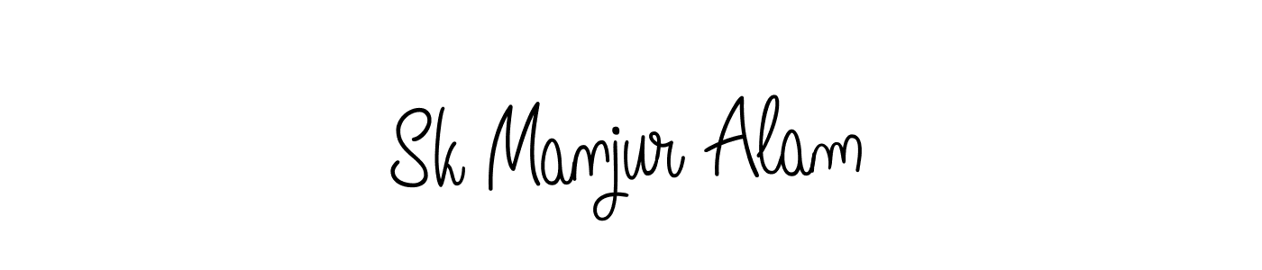 if you are searching for the best signature style for your name Sk Manjur Alam. so please give up your signature search. here we have designed multiple signature styles  using Angelique-Rose-font-FFP. Sk Manjur Alam signature style 5 images and pictures png
