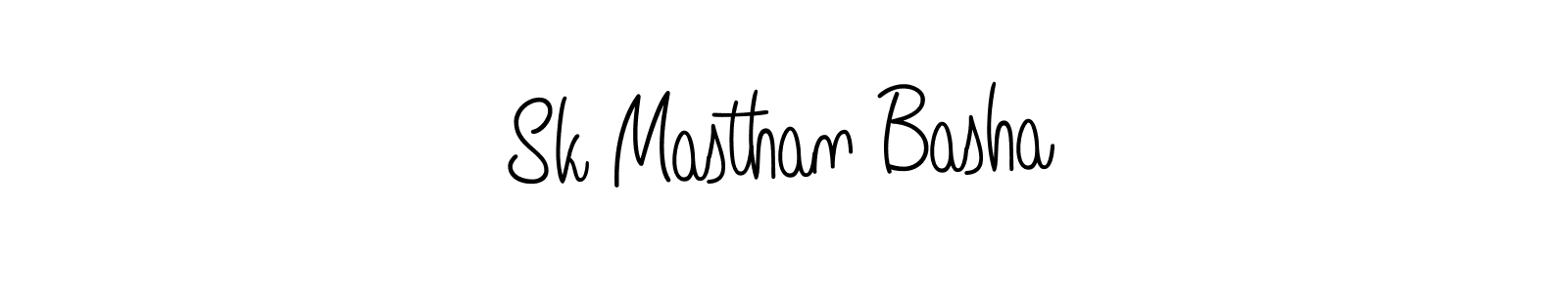 Use a signature maker to create a handwritten signature online. With this signature software, you can design (Angelique-Rose-font-FFP) your own signature for name Sk Masthan Basha. Sk Masthan Basha signature style 5 images and pictures png