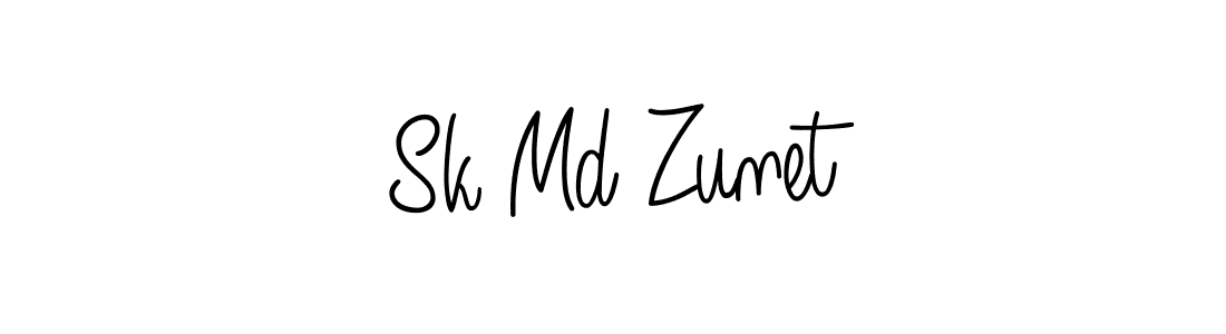 Make a beautiful signature design for name Sk Md Zunet. Use this online signature maker to create a handwritten signature for free. Sk Md Zunet signature style 5 images and pictures png