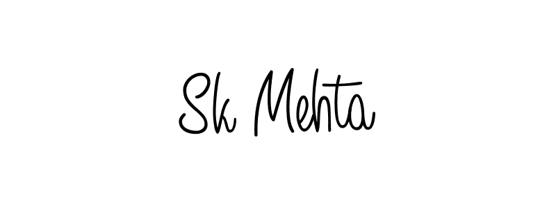 Once you've used our free online signature maker to create your best signature Angelique-Rose-font-FFP style, it's time to enjoy all of the benefits that Sk Mehta name signing documents. Sk Mehta signature style 5 images and pictures png