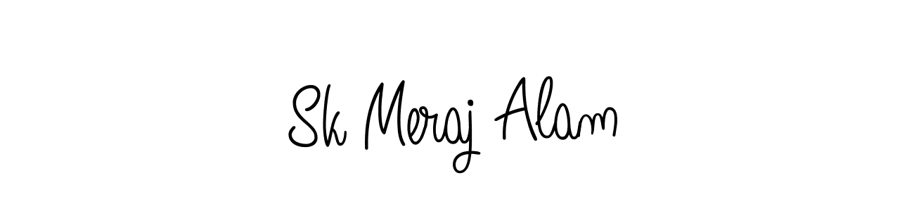 Also we have Sk Meraj Alam name is the best signature style. Create professional handwritten signature collection using Angelique-Rose-font-FFP autograph style. Sk Meraj Alam signature style 5 images and pictures png