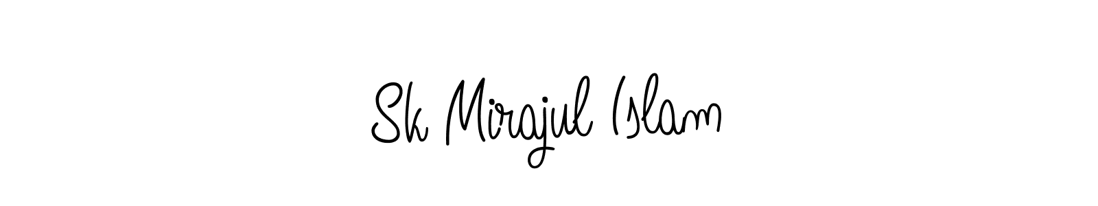 Sk Mirajul Islam stylish signature style. Best Handwritten Sign (Angelique-Rose-font-FFP) for my name. Handwritten Signature Collection Ideas for my name Sk Mirajul Islam. Sk Mirajul Islam signature style 5 images and pictures png