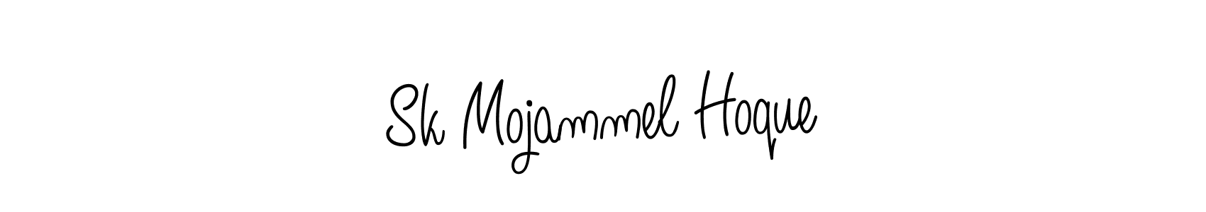 How to make Sk Mojammel Hoque signature? Angelique-Rose-font-FFP is a professional autograph style. Create handwritten signature for Sk Mojammel Hoque name. Sk Mojammel Hoque signature style 5 images and pictures png