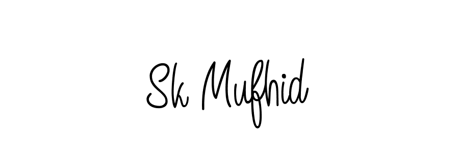 The best way (Angelique-Rose-font-FFP) to make a short signature is to pick only two or three words in your name. The name Sk Mufhid include a total of six letters. For converting this name. Sk Mufhid signature style 5 images and pictures png