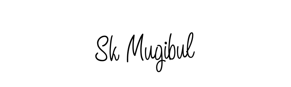 Design your own signature with our free online signature maker. With this signature software, you can create a handwritten (Angelique-Rose-font-FFP) signature for name Sk Mugibul. Sk Mugibul signature style 5 images and pictures png