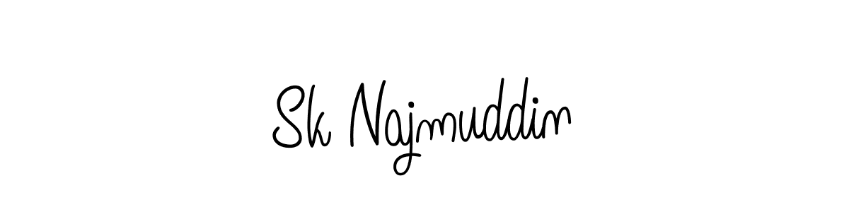 Make a short Sk Najmuddin signature style. Manage your documents anywhere anytime using Angelique-Rose-font-FFP. Create and add eSignatures, submit forms, share and send files easily. Sk Najmuddin signature style 5 images and pictures png
