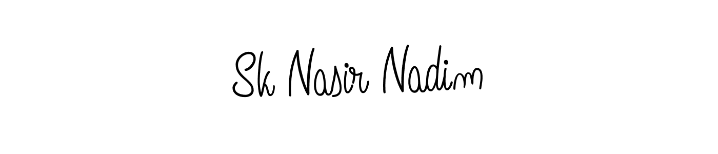 You can use this online signature creator to create a handwritten signature for the name Sk Nasir Nadim. This is the best online autograph maker. Sk Nasir Nadim signature style 5 images and pictures png