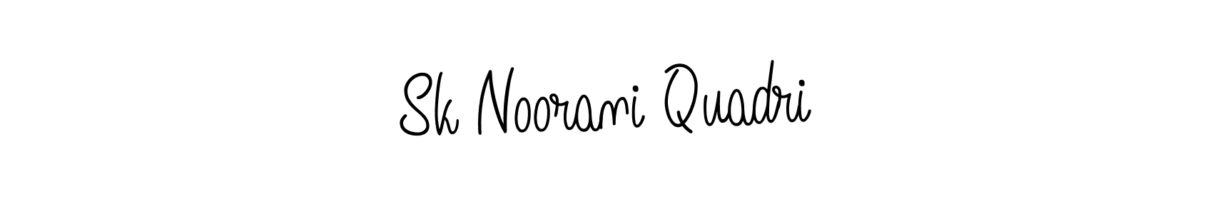 The best way (Angelique-Rose-font-FFP) to make a short signature is to pick only two or three words in your name. The name Sk Noorani Quadri include a total of six letters. For converting this name. Sk Noorani Quadri signature style 5 images and pictures png