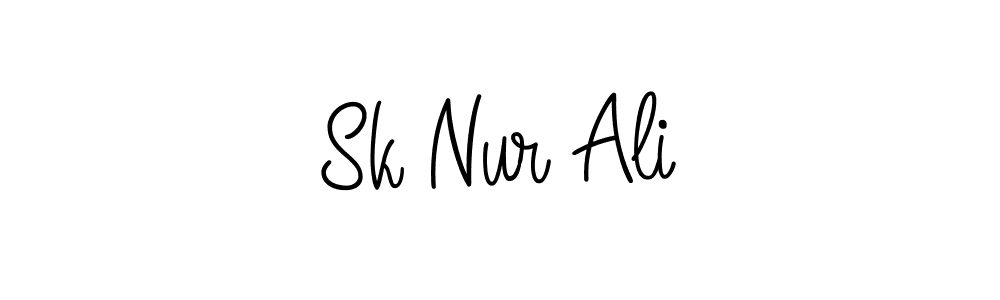 This is the best signature style for the Sk Nur Ali name. Also you like these signature font (Angelique-Rose-font-FFP). Mix name signature. Sk Nur Ali signature style 5 images and pictures png