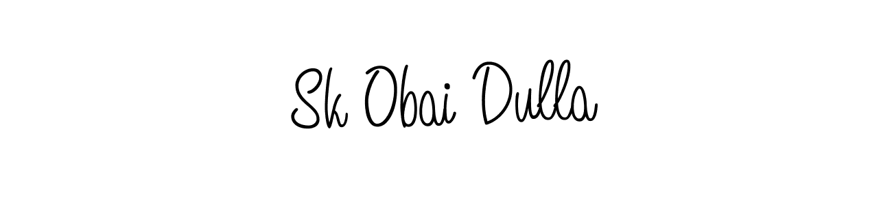 Angelique-Rose-font-FFP is a professional signature style that is perfect for those who want to add a touch of class to their signature. It is also a great choice for those who want to make their signature more unique. Get Sk Obai Dulla name to fancy signature for free. Sk Obai Dulla signature style 5 images and pictures png