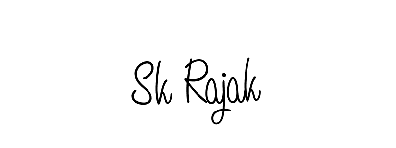 Best and Professional Signature Style for Sk Rajak. Angelique-Rose-font-FFP Best Signature Style Collection. Sk Rajak signature style 5 images and pictures png