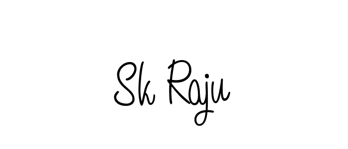 Create a beautiful signature design for name Sk Raju. With this signature (Angelique-Rose-font-FFP) fonts, you can make a handwritten signature for free. Sk Raju signature style 5 images and pictures png