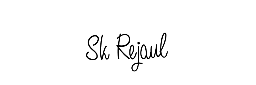 Create a beautiful signature design for name Sk Rejaul. With this signature (Angelique-Rose-font-FFP) fonts, you can make a handwritten signature for free. Sk Rejaul signature style 5 images and pictures png