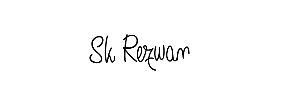 Create a beautiful signature design for name Sk Rezwan. With this signature (Angelique-Rose-font-FFP) fonts, you can make a handwritten signature for free. Sk Rezwan signature style 5 images and pictures png