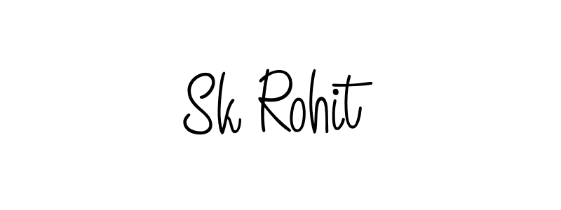 Make a beautiful signature design for name Sk Rohit. With this signature (Angelique-Rose-font-FFP) style, you can create a handwritten signature for free. Sk Rohit signature style 5 images and pictures png