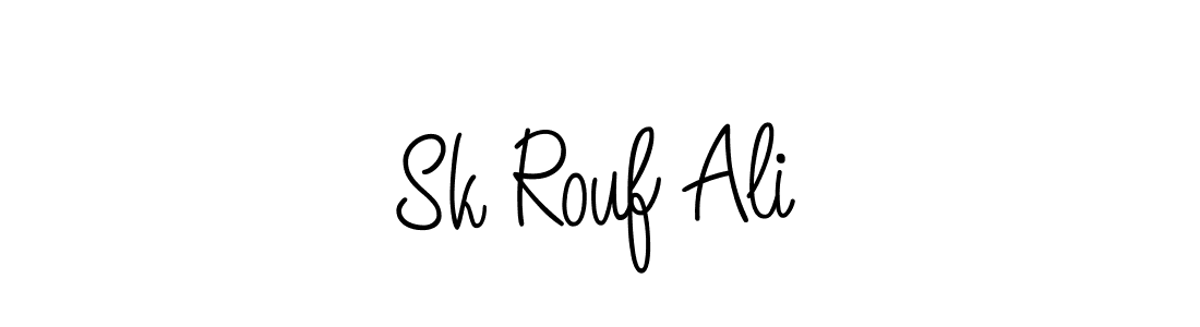 How to make Sk Rouf Ali signature? Angelique-Rose-font-FFP is a professional autograph style. Create handwritten signature for Sk Rouf Ali name. Sk Rouf Ali signature style 5 images and pictures png