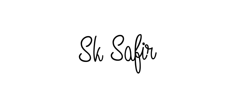 Also You can easily find your signature by using the search form. We will create Sk Safir name handwritten signature images for you free of cost using Angelique-Rose-font-FFP sign style. Sk Safir signature style 5 images and pictures png