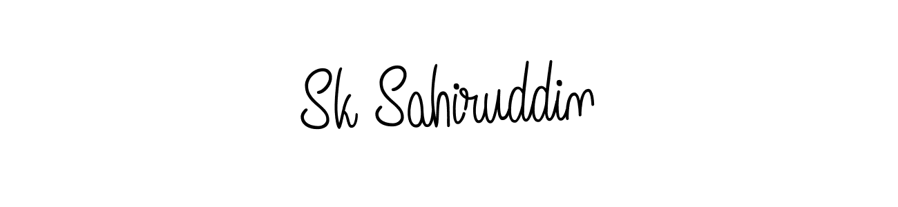 The best way (Angelique-Rose-font-FFP) to make a short signature is to pick only two or three words in your name. The name Sk Sahiruddin include a total of six letters. For converting this name. Sk Sahiruddin signature style 5 images and pictures png
