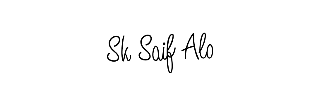 How to make Sk Saif Alo signature? Angelique-Rose-font-FFP is a professional autograph style. Create handwritten signature for Sk Saif Alo name. Sk Saif Alo signature style 5 images and pictures png