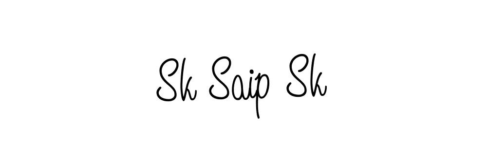 Make a beautiful signature design for name Sk Saip Sk. With this signature (Angelique-Rose-font-FFP) style, you can create a handwritten signature for free. Sk Saip Sk signature style 5 images and pictures png