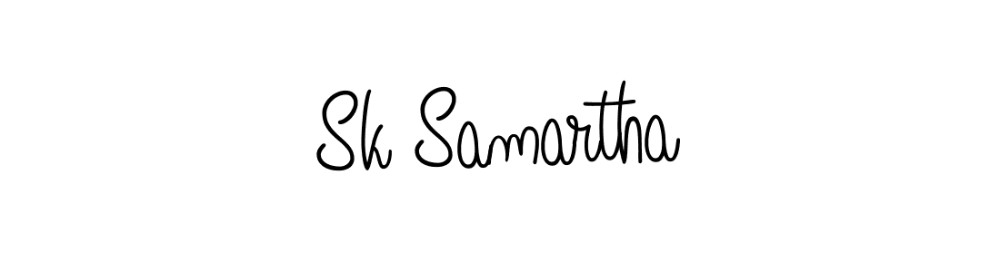 Once you've used our free online signature maker to create your best signature Angelique-Rose-font-FFP style, it's time to enjoy all of the benefits that Sk Samartha name signing documents. Sk Samartha signature style 5 images and pictures png