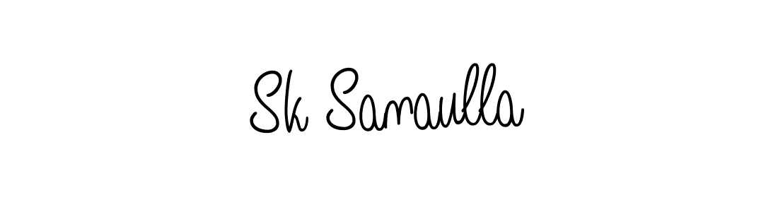 Make a beautiful signature design for name Sk Sanaulla. Use this online signature maker to create a handwritten signature for free. Sk Sanaulla signature style 5 images and pictures png