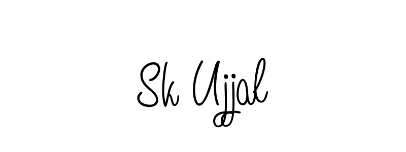 Also You can easily find your signature by using the search form. We will create Sk Ujjal name handwritten signature images for you free of cost using Angelique-Rose-font-FFP sign style. Sk Ujjal signature style 5 images and pictures png