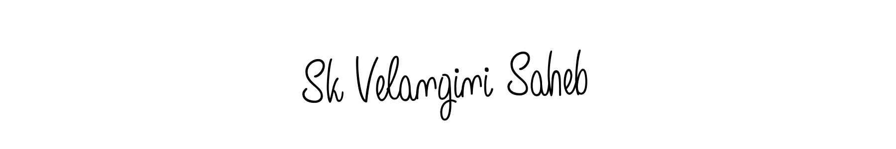 How to make Sk Velangini Saheb signature? Angelique-Rose-font-FFP is a professional autograph style. Create handwritten signature for Sk Velangini Saheb name. Sk Velangini Saheb signature style 5 images and pictures png