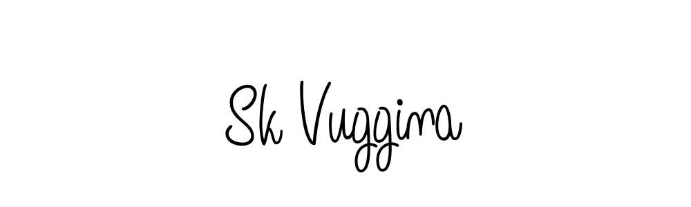 Also we have Sk Vuggina name is the best signature style. Create professional handwritten signature collection using Angelique-Rose-font-FFP autograph style. Sk Vuggina signature style 5 images and pictures png