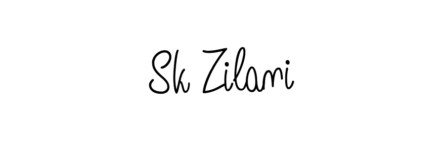 How to make Sk Zilani signature? Angelique-Rose-font-FFP is a professional autograph style. Create handwritten signature for Sk Zilani name. Sk Zilani signature style 5 images and pictures png