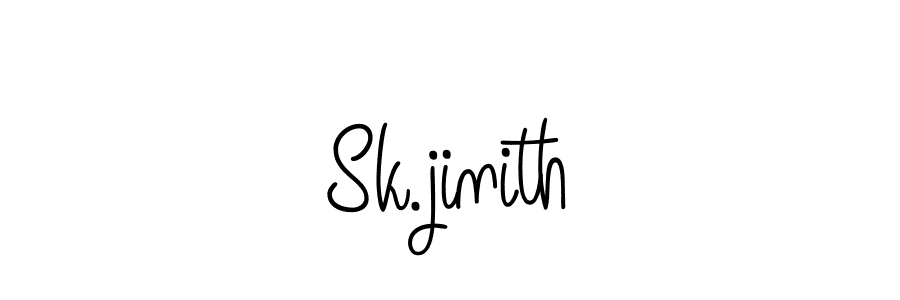 Check out images of Autograph of Sk.jinith name. Actor Sk.jinith Signature Style. Angelique-Rose-font-FFP is a professional sign style online. Sk.jinith signature style 5 images and pictures png