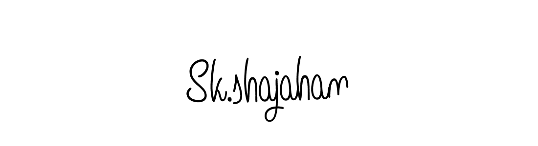 The best way (Angelique-Rose-font-FFP) to make a short signature is to pick only two or three words in your name. The name Sk.shajahan include a total of six letters. For converting this name. Sk.shajahan signature style 5 images and pictures png