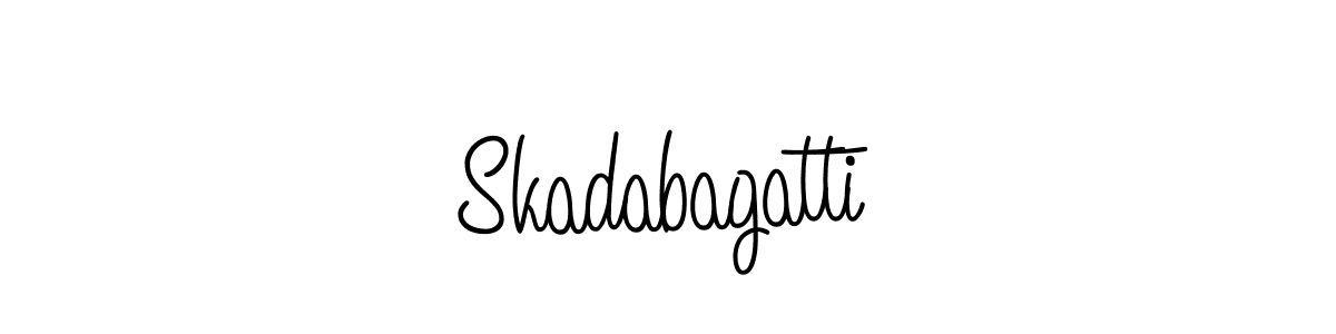 How to Draw Skadabagatti signature style? Angelique-Rose-font-FFP is a latest design signature styles for name Skadabagatti. Skadabagatti signature style 5 images and pictures png