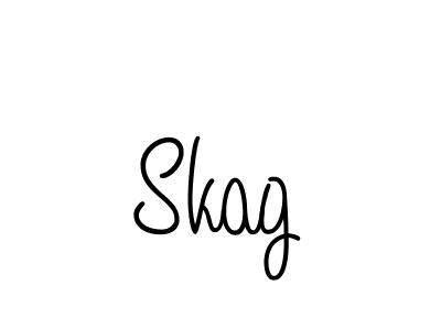 Create a beautiful signature design for name Skag. With this signature (Angelique-Rose-font-FFP) fonts, you can make a handwritten signature for free. Skag signature style 5 images and pictures png