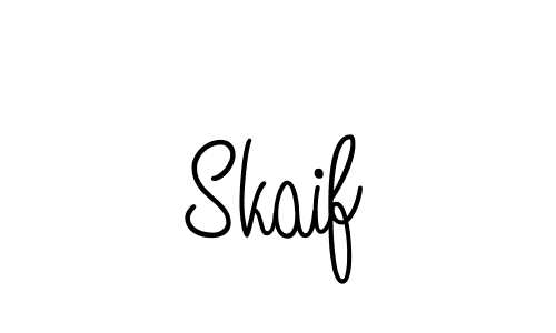 How to make Skaif signature? Angelique-Rose-font-FFP is a professional autograph style. Create handwritten signature for Skaif name. Skaif signature style 5 images and pictures png