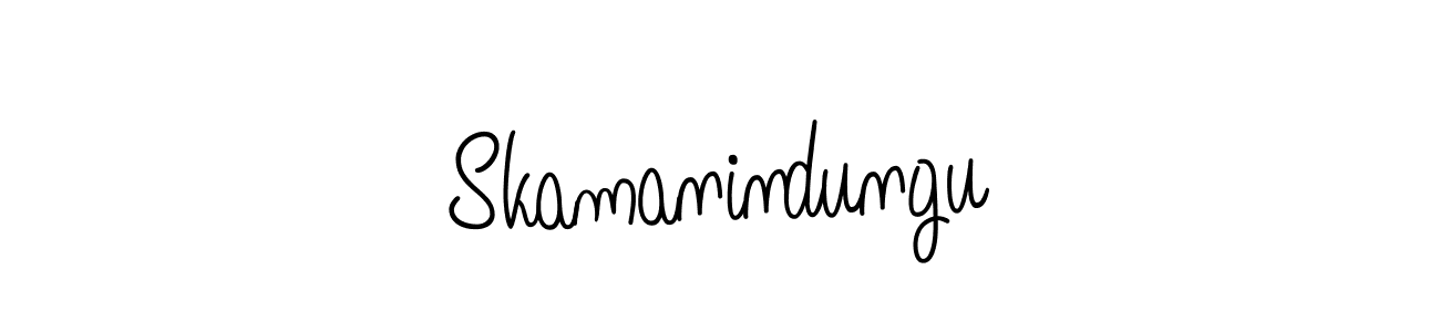 if you are searching for the best signature style for your name Skamanindungu. so please give up your signature search. here we have designed multiple signature styles  using Angelique-Rose-font-FFP. Skamanindungu signature style 5 images and pictures png