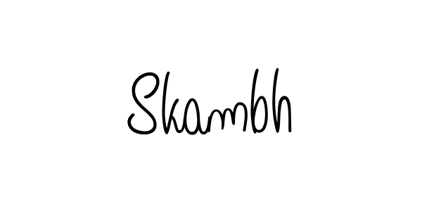 Make a beautiful signature design for name Skambh. Use this online signature maker to create a handwritten signature for free. Skambh signature style 5 images and pictures png