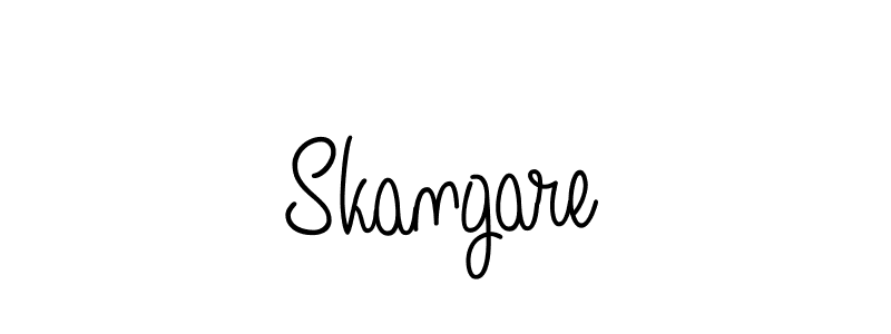 Create a beautiful signature design for name Skangare. With this signature (Angelique-Rose-font-FFP) fonts, you can make a handwritten signature for free. Skangare signature style 5 images and pictures png