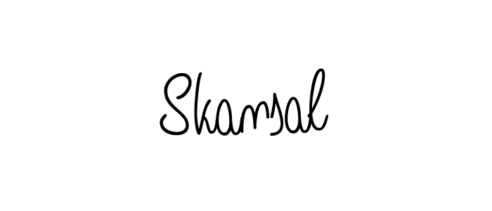 It looks lik you need a new signature style for name Skansal. Design unique handwritten (Angelique-Rose-font-FFP) signature with our free signature maker in just a few clicks. Skansal signature style 5 images and pictures png