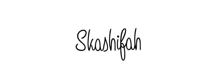 Design your own signature with our free online signature maker. With this signature software, you can create a handwritten (Angelique-Rose-font-FFP) signature for name Skashifah. Skashifah signature style 5 images and pictures png