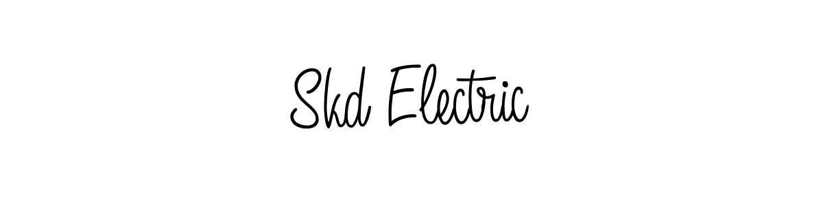 How to make Skd Electric signature? Angelique-Rose-font-FFP is a professional autograph style. Create handwritten signature for Skd Electric name. Skd Electric signature style 5 images and pictures png