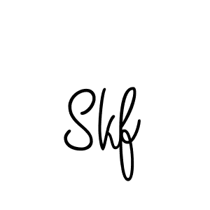 Use a signature maker to create a handwritten signature online. With this signature software, you can design (Angelique-Rose-font-FFP) your own signature for name Skf. Skf signature style 5 images and pictures png