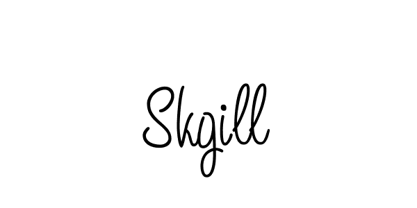 Also You can easily find your signature by using the search form. We will create Skgill name handwritten signature images for you free of cost using Angelique-Rose-font-FFP sign style. Skgill signature style 5 images and pictures png