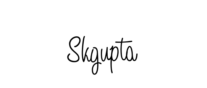 Create a beautiful signature design for name Skgupta. With this signature (Angelique-Rose-font-FFP) fonts, you can make a handwritten signature for free. Skgupta signature style 5 images and pictures png